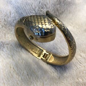 Gold tone Studio Time serpent bangle watch (not sure if it’s still working)